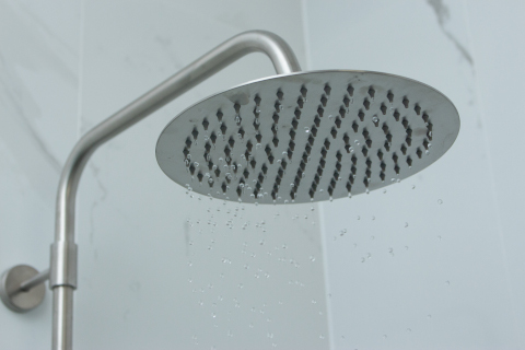 Wide shower head