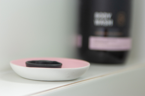 Classic bathroom shelf