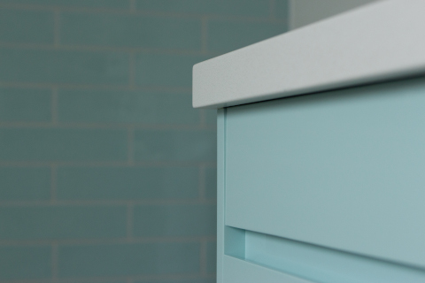 Classic bathroom counter