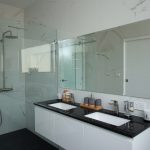 Bathroom with two sinks